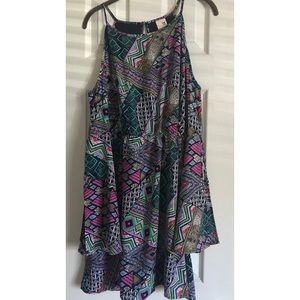 NWT Pink Owl Patterned Dress